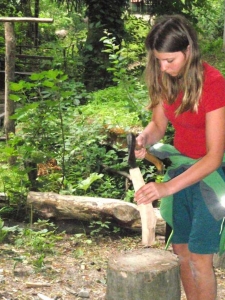 Holz hacken